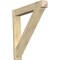 Ekena Millwork Traditional Arts & Crafts Rough Sawn Outlooker, Douglas Fir, 8"W x 48"D x 48"H OUT08X48X48TRA03RDF - alternate 1
